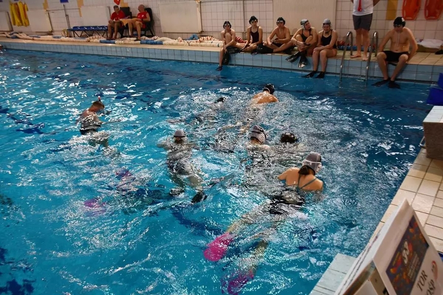 Hokej pod wodą Walenie Siemianowice Śląskie Finał WOŚP w Rudzie Śląskiej 26 I 2025